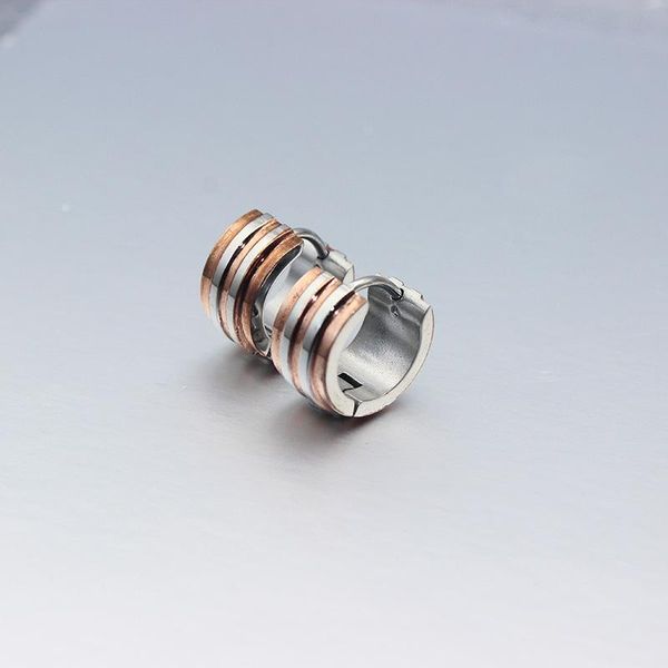 hoop & huggie rose gold earrings women accessories stainless steel round, Golden;silver
hoop & huggie rose gold earrings women accessories stainless steel round, Golden;silver