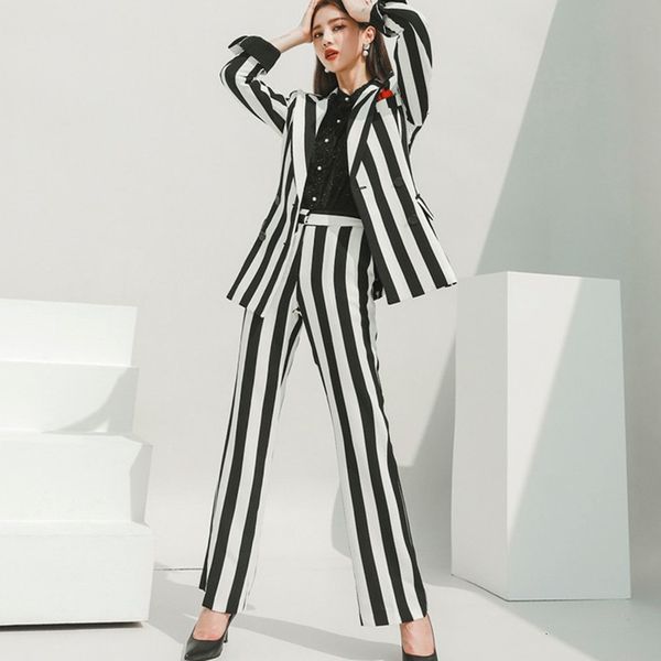 2021 new elegant autumn stripe double breasted ladies pant suits formal blazer female work wear jacket trousers 2 pieces set avyw, Gray
2021 new elegant autumn stripe double breasted ladies pant suits formal blazer female work wear jacket trousers 2 pieces set avyw, Gray