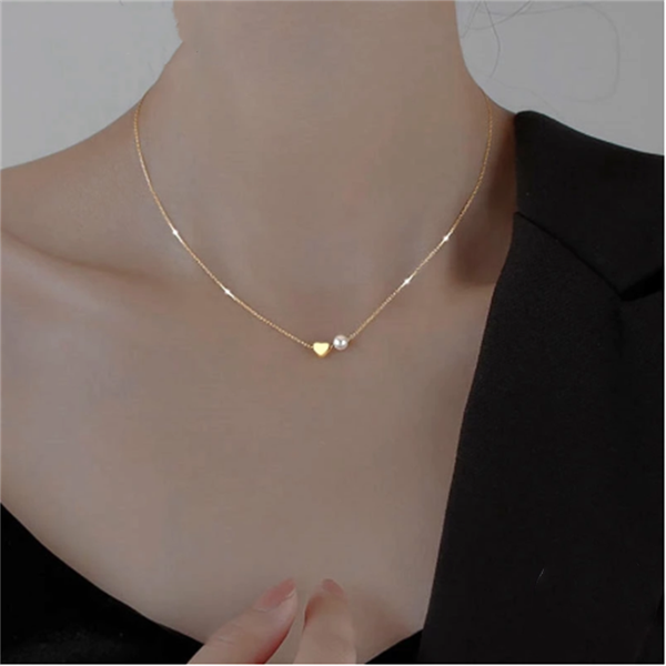 pendant necklaces pearl necklace elegant heart choker for party women luxury fine jewelry gifts wholesale, Silver
pendant necklaces pearl necklace elegant heart choker for party women luxury fine jewelry gifts wholesale, Silver