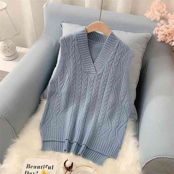 women spring and autumn loose korean version of the short woolen vest v-neck sleeveless sweater, Black;white
women spring and autumn loose korean version of the short woolen vest v-neck sleeveless sweater, Black;white