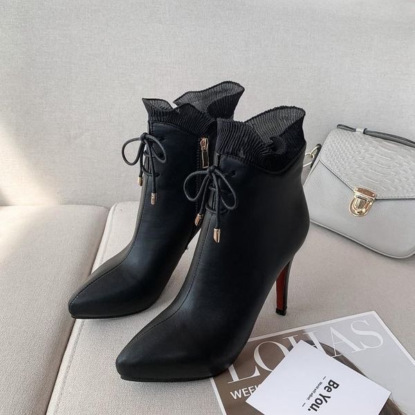 boots big size -13 women shoes ankle for ladies woman winter lace side zipper, Black
boots big size -13 women shoes ankle for ladies woman winter lace side zipper, Black
