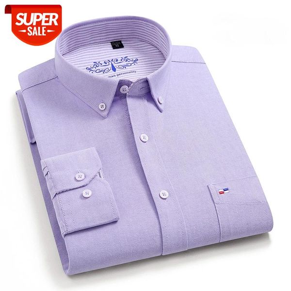 pure cotton shirts for men casual solid striped shirt long sleeve leisure oxford thick clothing mens autumn 2020 vintage pocket #ba6m, White;black
pure cotton shirts for men casual solid striped shirt long sleeve leisure oxford thick clothing mens autumn 2020 vintage pocket #ba6m, White;black