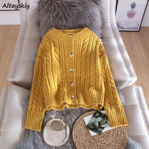 women's knits & tees cardigan women solid autumn all-match sweet pleated knitted sweaters loose single breasted cozy kawaii simple stud, White
women's knits & tees cardigan women solid autumn all-match sweet pleated knitted sweaters loose single breasted cozy kawaii simple stud, White