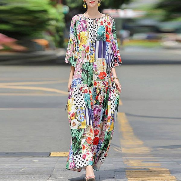 casual dresses 2021 designer fashion summer long dress women printed dot flare sleeve bohemian holiday loose, Black;gray
casual dresses 2021 designer fashion summer long dress women printed dot flare sleeve bohemian holiday loose, Black;gray