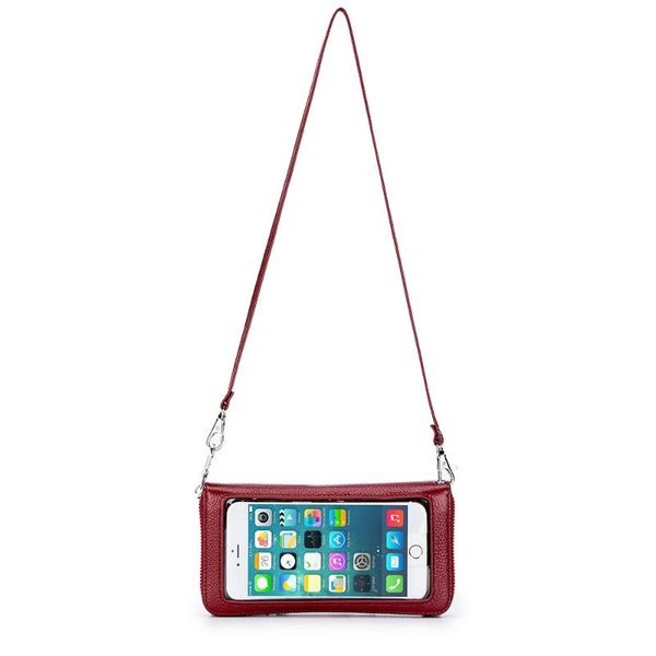 duffel bags fine workmanship transparent window mobile phone pocket lady genuine layer cow leather rfid blocking single shoulder bag
duffel bags fine workmanship transparent window mobile phone pocket lady genuine layer cow leather rfid blocking single shoulder bag