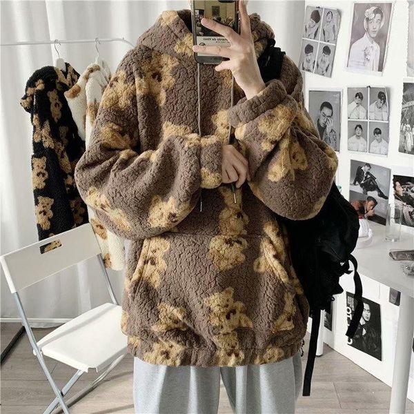men's hoodies & sweatshirts harajuku loose sweatshirt autumn man all-match teddy coat m-2xl korea men spring long sleeve pocket oversiz, Black
men's hoodies & sweatshirts harajuku loose sweatshirt autumn man all-match teddy coat m-2xl korea men spring long sleeve pocket oversiz, Black