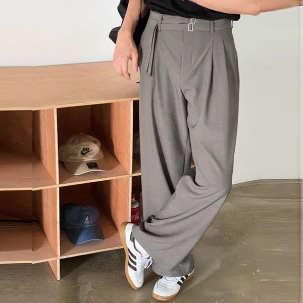 men's pants wear 2021 autumn korean minority drawstring casual high waist daily elegant trousers simple style ins tide, Black
men's pants wear 2021 autumn korean minority drawstring casual high waist daily elegant trousers simple style ins tide, Black