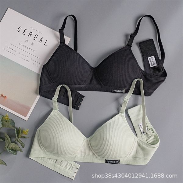 cotton underwear women ab cup bra wireless gathered comfort v brassiere push up lingerie bralette for women seamleass bras 220311, Black;pink
cotton underwear women ab cup bra wireless gathered comfort v brassiere push up lingerie bralette for women seamleass bras 220311, Black;pink