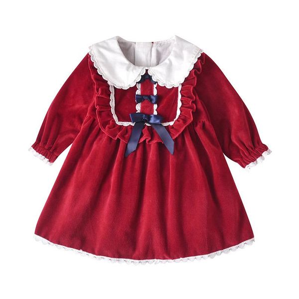 girl's dresses baby girl vintage velvet dress children lolita princess infant christmas birthday red frocks kids europe vestidos, Red;yellow
girl's dresses baby girl vintage velvet dress children lolita princess infant christmas birthday red frocks kids europe vestidos, Red;yellow