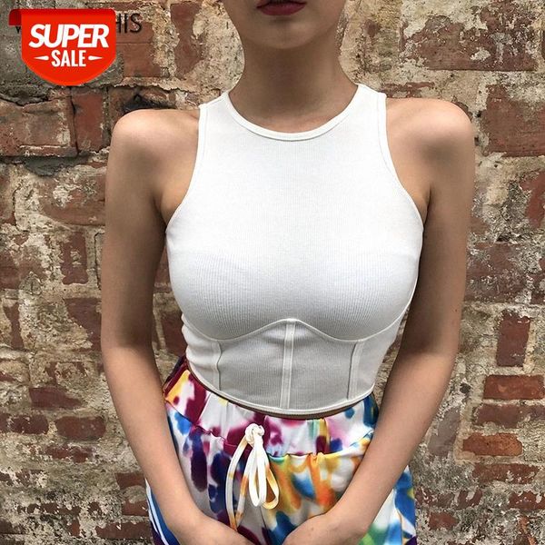 wannathis sleeveless o-neck cropped tank women solid color elastic patchwork crop slim summer casual fashion #dx1n, White
wannathis sleeveless o-neck cropped tank women solid color elastic patchwork crop slim summer casual fashion #dx1n, White