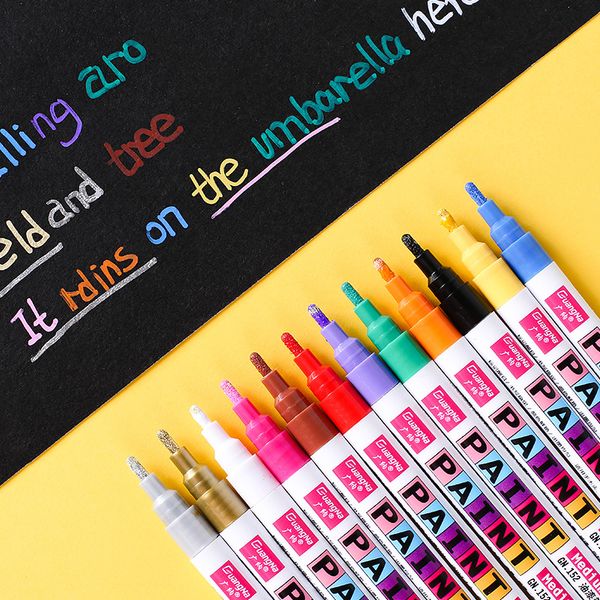 1pcs 12 colors 2.0mm extra fine point paint marker diy art marker car tyre pen school and office supplies
1pcs 12 colors 2.0mm extra fine point paint marker diy art marker car tyre pen school and office supplies