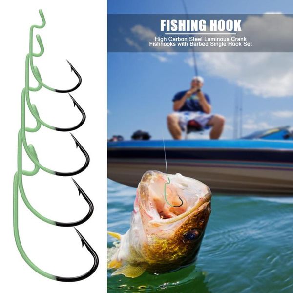 fishhooks hit color wear-resistant outdoor fishing accessories luminous sea single hooks set with barbed fishhooks
fishhooks hit color wear-resistant outdoor fishing accessories luminous sea single hooks set with barbed fishhooks