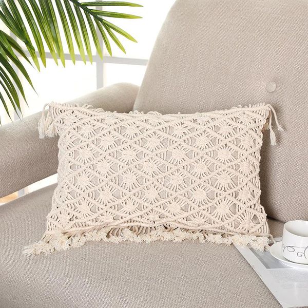 cushion/decorative pillow 2 sides cotton line knitted lumbar cushion covers macrame hand-woven geometry bohemia style pillowcase home decor
cushion/decorative pillow 2 sides cotton line knitted lumbar cushion covers macrame hand-woven geometry bohemia style pillowcase home decor