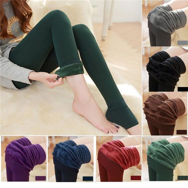 women's pants & capris winter warm women slim thick fleece lined skinny thermal stretchy leggings solid color all-match lady clothes, Black;white
women's pants & capris winter warm women slim thick fleece lined skinny thermal stretchy leggings solid color all-match lady clothes, Black;white
