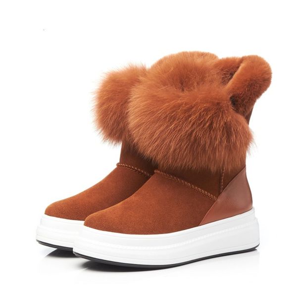 2021 college-style lazy rabbit hair stuff short round head muffin soles snow women's boots befp, Black
2021 college-style lazy rabbit hair stuff short round head muffin soles snow women's boots befp, Black