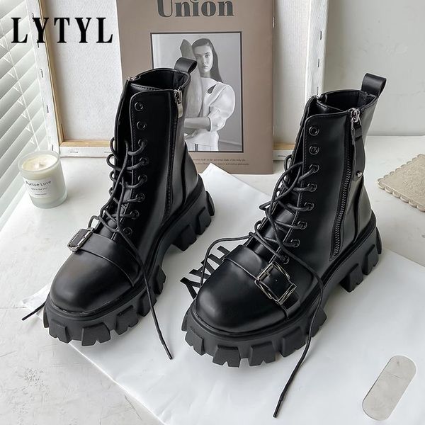 boots 2021 winter ankle for women motorcycle chunky heels casual lacing round toe platform shoes female b20-458, Black
boots 2021 winter ankle for women motorcycle chunky heels casual lacing round toe platform shoes female b20-458, Black