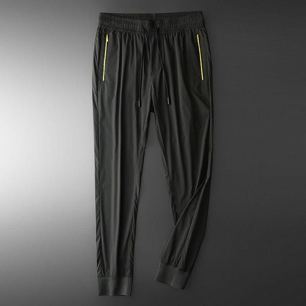 running pants men pant silky casual sport men's self-cultivation ice silk breathable summer nine-point cut-up trendy for, Black;blue
running pants men pant silky casual sport men's self-cultivation ice silk breathable summer nine-point cut-up trendy for, Black;blue