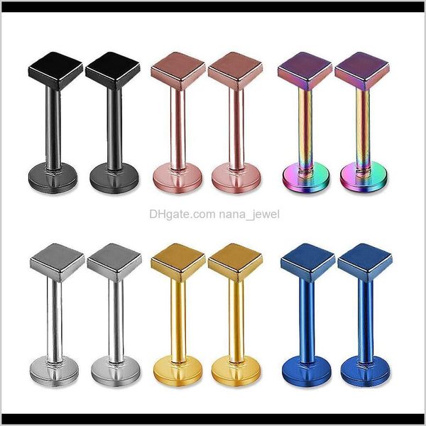 wholesale square labret lip chin ring nose ear bar stud stainless steel piercing fashion body jewelry shipping okkxq p4twn, Black
wholesale square labret lip chin ring nose ear bar stud stainless steel piercing fashion body jewelry shipping okkxq p4twn, Black