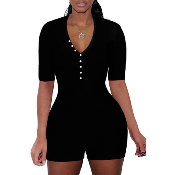 womens sexyy deep v-neck jumpsuit short-sleeve button front one-piece jumpsuit pajamas soft skin-friendly, Red;black
womens sexyy deep v-neck jumpsuit short-sleeve button front one-piece jumpsuit pajamas soft skin-friendly, Red;black
