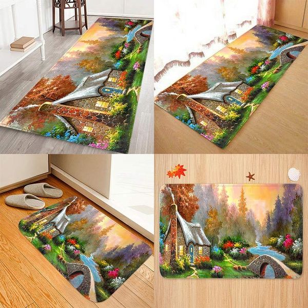 carpets oil painting small bridge water home flannel printing anti-slip absorbent floor pad
carpets oil painting small bridge water home flannel printing anti-slip absorbent floor pad