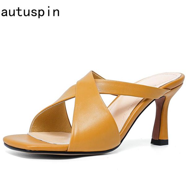 autuspin cross strap women thin heel sandals fashion female genuine leather high heels party wedding office lady shoes big size, Black
autuspin cross strap women thin heel sandals fashion female genuine leather high heels party wedding office lady shoes big size, Black