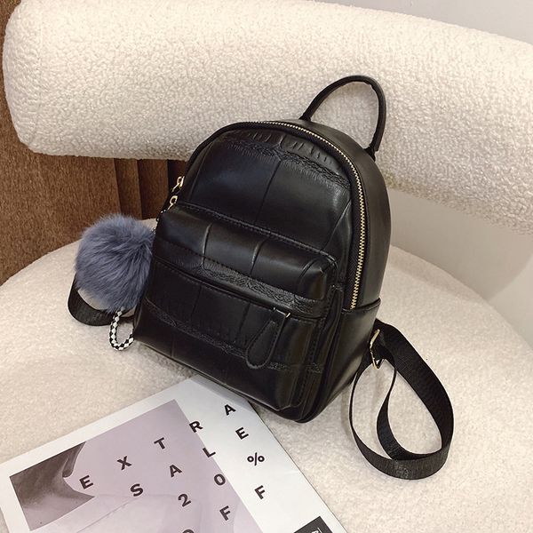 bag backpack spring classic stone grain women's leather pure color simple leisure pu, Black;red
bag backpack spring classic stone grain women's leather pure color simple leisure pu, Black;red