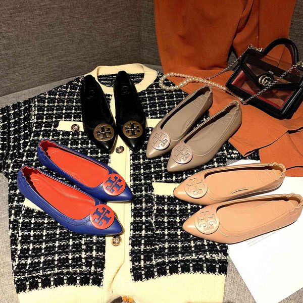 tb 2021 spring and autumn casual versatile pointed shallow mouth single women's shoes soft soled flat heels, Black
tb 2021 spring and autumn casual versatile pointed shallow mouth single women's shoes soft soled flat heels, Black