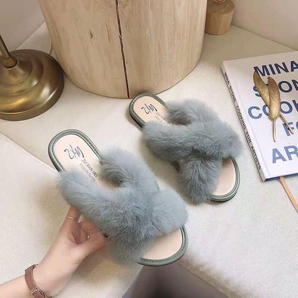 slippers cross wool women's summer 2021 fairyland style korean flat bottom sandals fashion word drag, Black
slippers cross wool women's summer 2021 fairyland style korean flat bottom sandals fashion word drag, Black