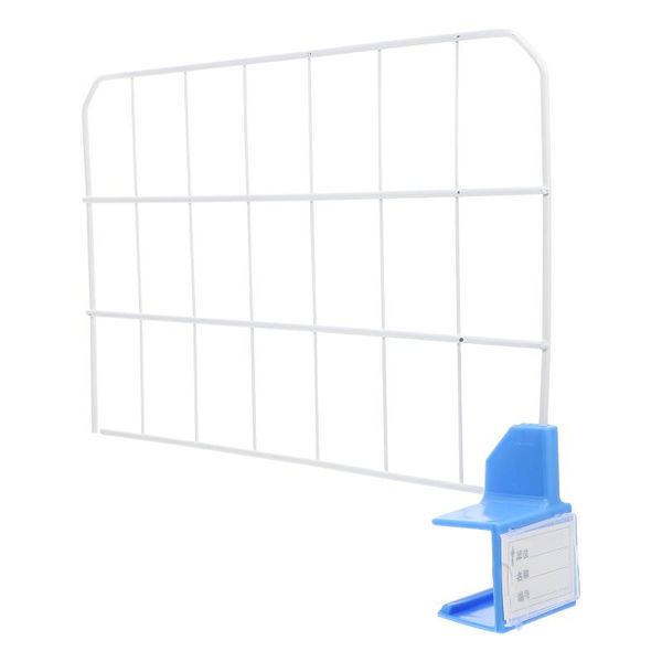hooks & rails 1pc shelf divider commodity splitter supermarket classification (white)
hooks & rails 1pc shelf divider commodity splitter supermarket classification (white)