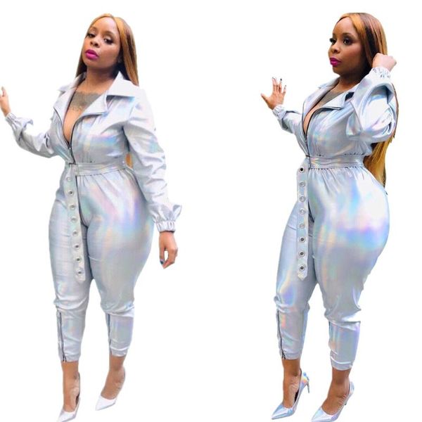 women's jumpsuits & rompers solid color fitting ankle-length autumn style streetwear woman turn-down collar long sleeve sashes, Black;white
women's jumpsuits & rompers solid color fitting ankle-length autumn style streetwear woman turn-down collar long sleeve sashes, Black;white