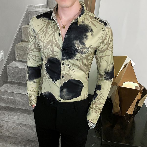 autumn new 2021 floral shirt the shape sleeve long casual bamboo men's shirts print thin adjustment club prom tuxedo 3xl-m 8vvn, Black;brown
autumn new 2021 floral shirt the shape sleeve long casual bamboo men's shirts print thin adjustment club prom tuxedo 3xl-m 8vvn, Black;brown