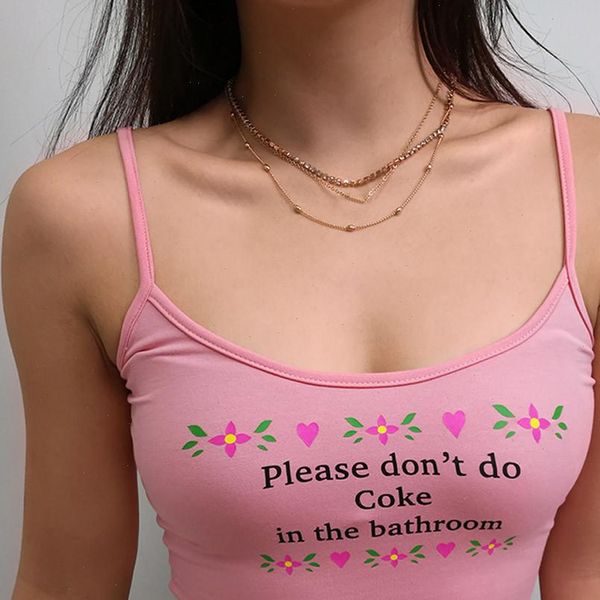 crop women casual tank please do coke in the bathroom letter print vest halter blouse camisole, White
crop women casual tank please do coke in the bathroom letter print vest halter blouse camisole, White