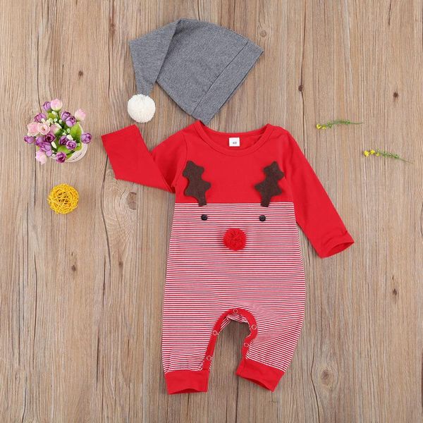 clothing sets baby's boys girls cute garment long sleeve button crotch design bodysuit +solid color baby hat christmas 2 piece set, White
clothing sets baby's boys girls cute garment long sleeve button crotch design bodysuit +solid color baby hat christmas 2 piece set, White