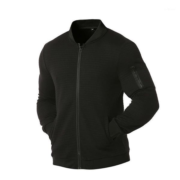 men's hoodies & sweatshirts 2021 arrival single casual baseball uniform coat male bomber jacket men rib sleeve brand clothing fleece sp, Black
men's hoodies & sweatshirts 2021 arrival single casual baseball uniform coat male bomber jacket men rib sleeve brand clothing fleece sp, Black