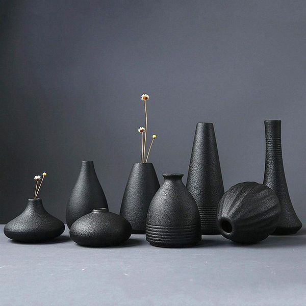 vases selling black ceramic flower arrangement small vase home decoration tableornament crafts
vases selling black ceramic flower arrangement small vase home decoration tableornament crafts