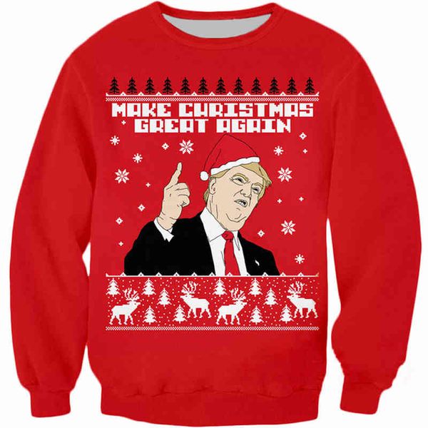 donald ugly make great again winter christmas sweater funny pullover men's women's printed trump xmas sweaters, Black
donald ugly make great again winter christmas sweater funny pullover men's women's printed trump xmas sweaters, Black