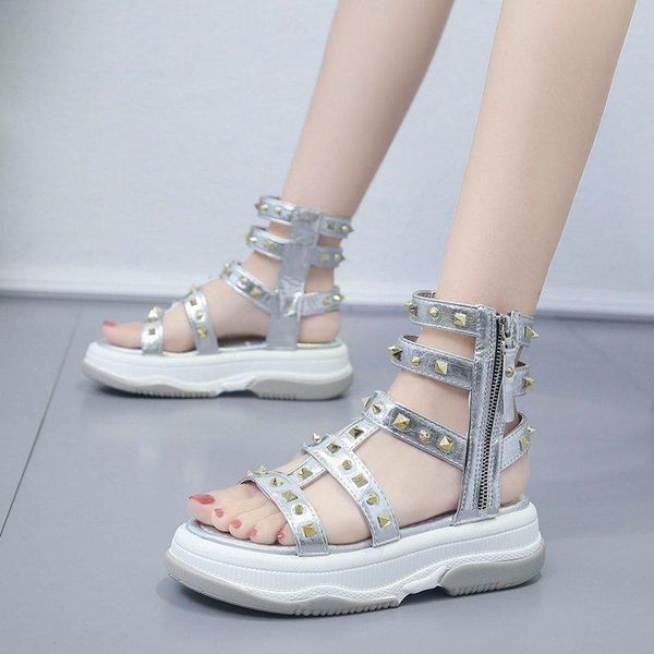 sandals vintage roman women 2021 summer rivets hollow outs short boots casual handsome flat platform shoes yellow, Black
sandals vintage roman women 2021 summer rivets hollow outs short boots casual handsome flat platform shoes yellow, Black