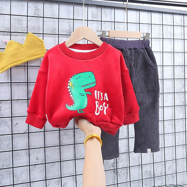 2pcs cartoon dinosaur baby clothes suits causal baby boys girls clothing sets cute sweatshirts coat+ pants childrens sets, White
2pcs cartoon dinosaur baby clothes suits causal baby boys girls clothing sets cute sweatshirts coat+ pants childrens sets, White