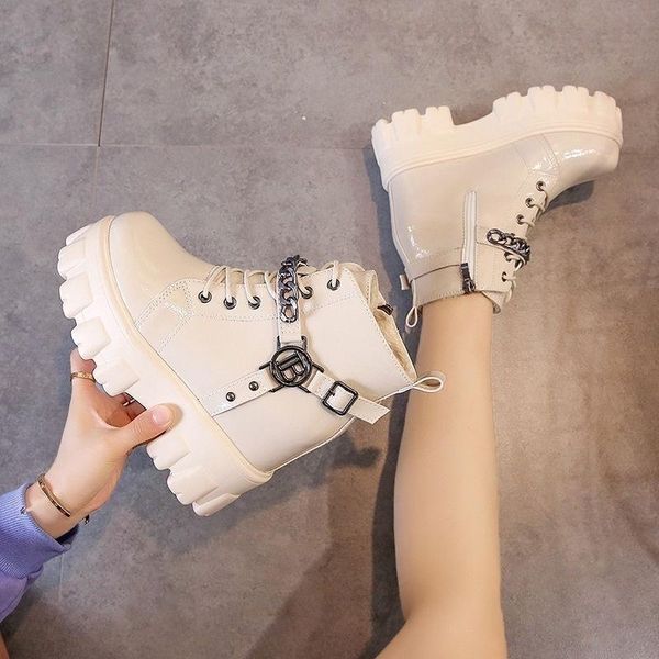 boots fall winter women's british style 2021 thick soled shoes plush, Black
boots fall winter women's british style 2021 thick soled shoes plush, Black