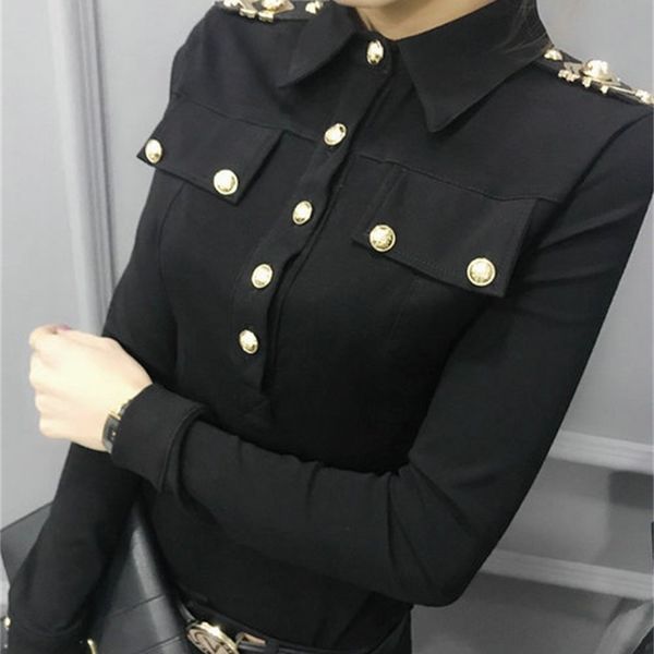 spring long sleeve turn down collar epaulet cotton shirts women button cotton blouses women epaulet cotton 210225, White
spring long sleeve turn down collar epaulet cotton shirts women button cotton blouses women epaulet cotton 210225, White