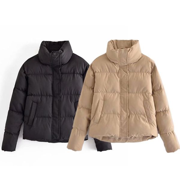 women's jackets woman solid loose basic warm down 2021 casual female fashion stand collar outwear ladies oversized zipper, Black;brown
women's jackets woman solid loose basic warm down 2021 casual female fashion stand collar outwear ladies oversized zipper, Black;brown