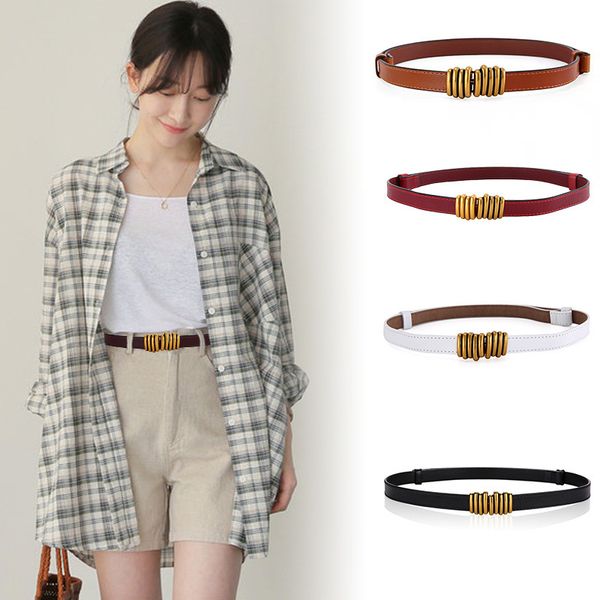 women's thin belt leather with skirt versatile fashion leather belt adjustable waist cover, Black;brown
women's thin belt leather with skirt versatile fashion leather belt adjustable waist cover, Black;brown