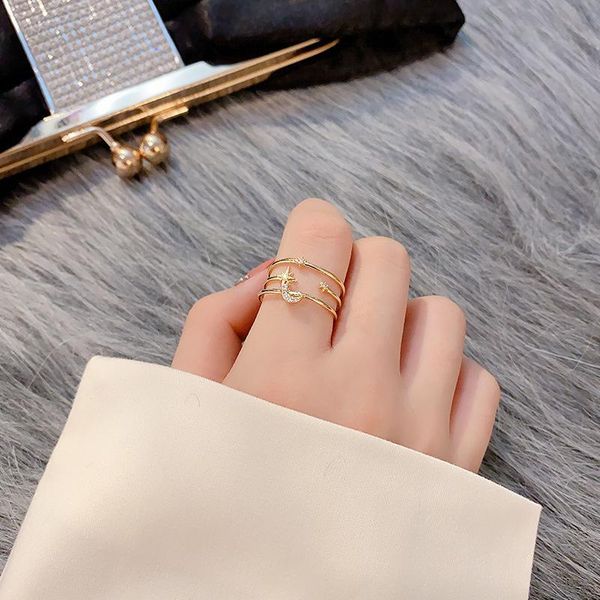 wedding rings jewelry luxurious european versatile design moon female mouth adjustable finger female's ring bridal for women girls, Slivery;golden
wedding rings jewelry luxurious european versatile design moon female mouth adjustable finger female's ring bridal for women girls, Slivery;golden