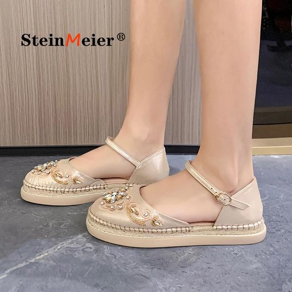 women genuine leather thick bottom buckle straps sandals round toe 2021 popular fisherman leisure vulcanized shoes, Black
women genuine leather thick bottom buckle straps sandals round toe 2021 popular fisherman leisure vulcanized shoes, Black