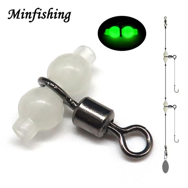 fishing hooks minfishing 50pcs luminous 3 way swivels sea accessories rolling connector hook
fishing hooks minfishing 50pcs luminous 3 way swivels sea accessories rolling connector hook
