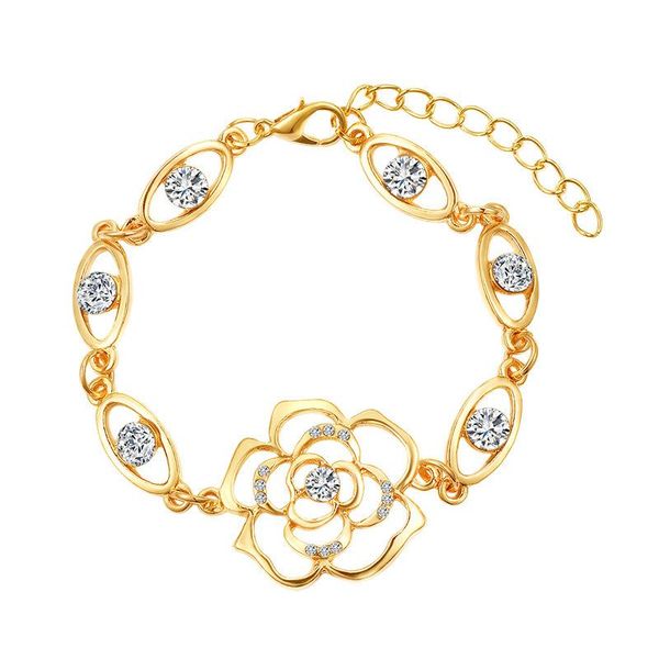 charm bracelets camellia bangles for women exquisite crystal design bangle bracelet wedding jewelry accessories gift female z45, Golden;silver
charm bracelets camellia bangles for women exquisite crystal design bangle bracelet wedding jewelry accessories gift female z45, Golden;silver