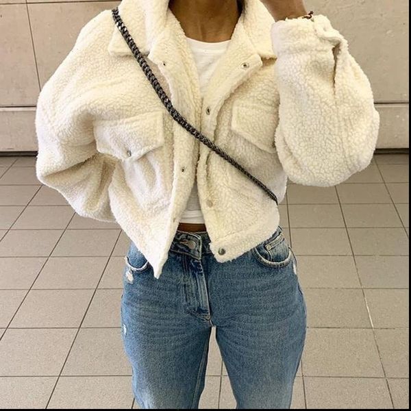 winter warm soft white velvet short jacket ladies casual long sleeve turn down collar fleece coat with pockets blue coats, Black;brown
winter warm soft white velvet short jacket ladies casual long sleeve turn down collar fleece coat with pockets blue coats, Black;brown