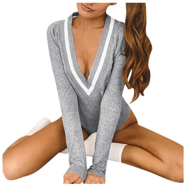 women's jumpsuits & rompers womail bodysuit women long sleeve striped jumpsuit bodycon bodysuits v neck female combinaison femme 20, Black;white
women's jumpsuits & rompers womail bodysuit women long sleeve striped jumpsuit bodycon bodysuits v neck female combinaison femme 20, Black;white