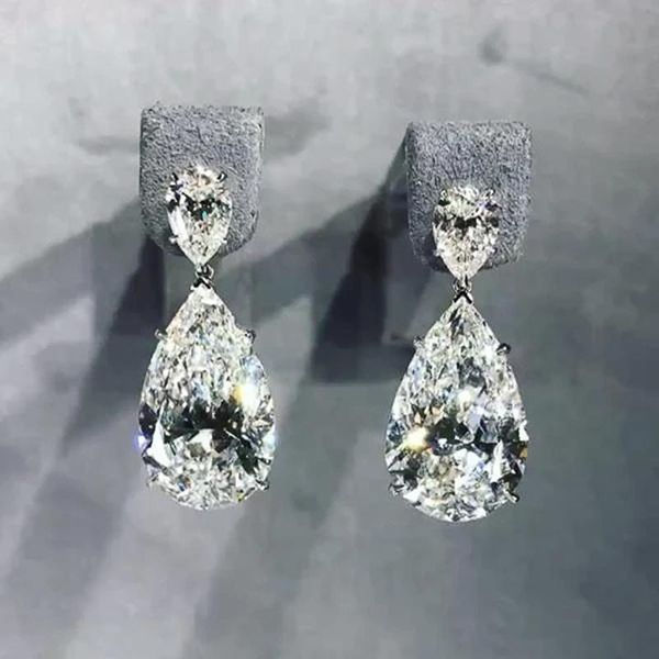 dangle & chandelier huitan simple and elegant earrings for women crystal teardrop cubic zirconia luxury bride wedding trendy jewelry, Silver
dangle & chandelier huitan simple and elegant earrings for women crystal teardrop cubic zirconia luxury bride wedding trendy jewelry, Silver