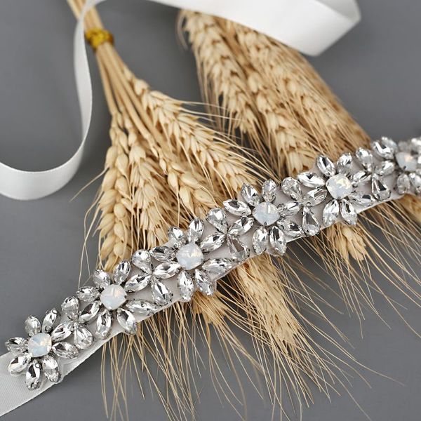 wedding sashes trixy s335 crystal rhinestones bridal belt ribbons sash bridesmaids dresses accessories, White
wedding sashes trixy s335 crystal rhinestones bridal belt ribbons sash bridesmaids dresses accessories, White